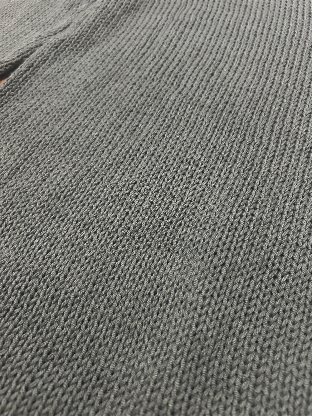 Wooden Ships Gray V-Neck Sweater with Cocktail Motif - Picture 6 of 6